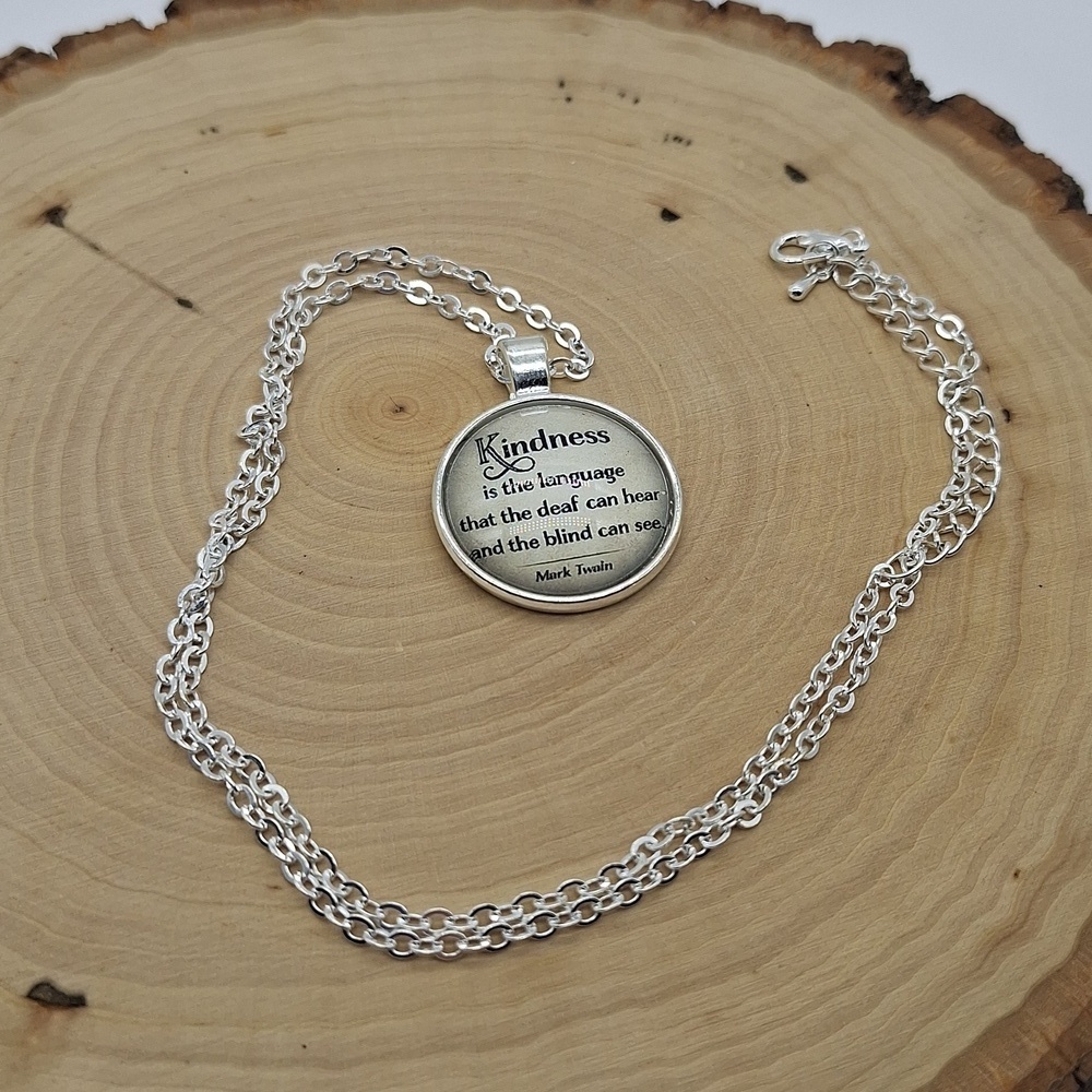 🎁Silver Inspirational Pendant Necklace FREE with Bundle Purchase